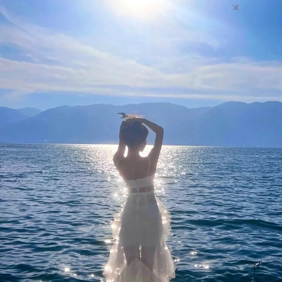 平静的海滩